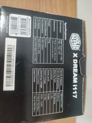 Ventilador Cooler máster1151