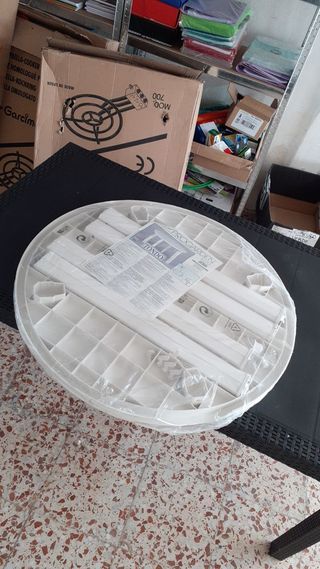 Mesa Redonda Color Blanco 90x90x72cm (domestico)