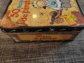 Juego cartas niños 50 fichas de piratas