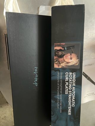 plancha de rizos el pelo como nueva