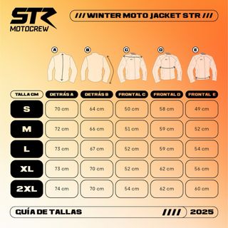 Chaqueta de moto para invierno