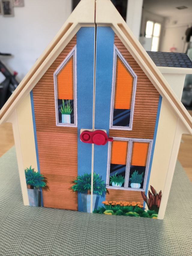 Playmobil. Casa de muñecos, transportable.