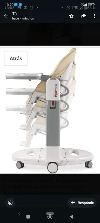 Trona bebe evolutiva peg peregó