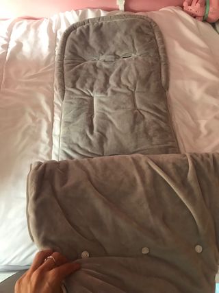 Saco de invierno gris para capazo y silla