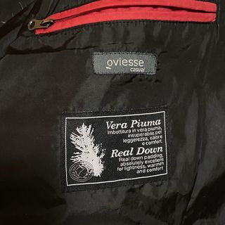 OVS Casual Piumino Vera Piuma Giubbotto Cappuccio