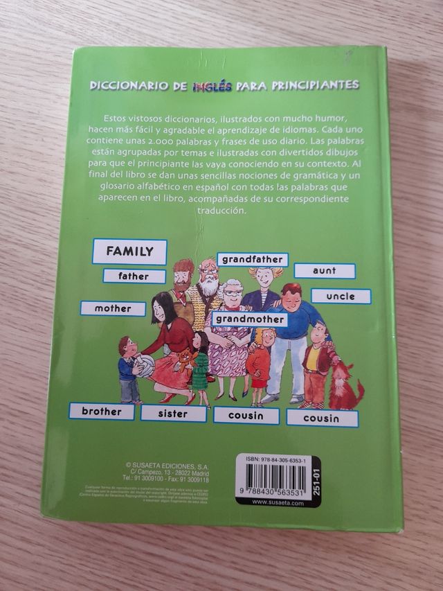 Diccionario de inglés para principiantes