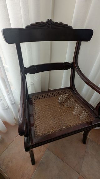 Sillones madera maciza