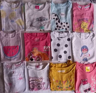 Lote camisetas 3 años en perfecto estado