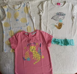 Lote camisetas 3 años en perfecto estado