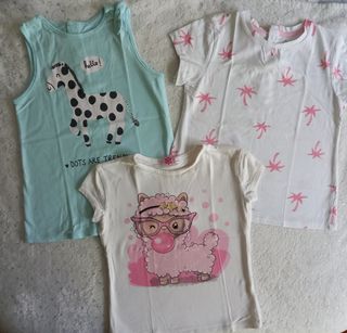 Lote camisetas 3 años en perfecto estado