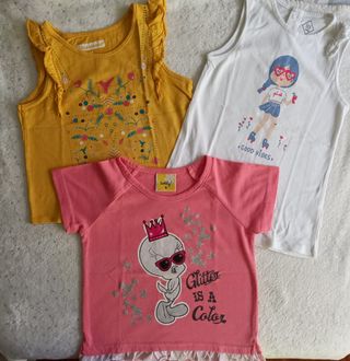 Lote camisetas 3 años en perfecto estado