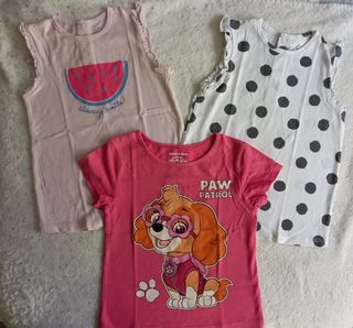Lote camisetas 3 años en perfecto estado