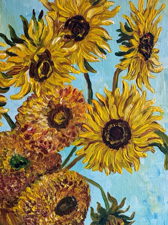 Girasoli Van Gogh copy Sunflowers 