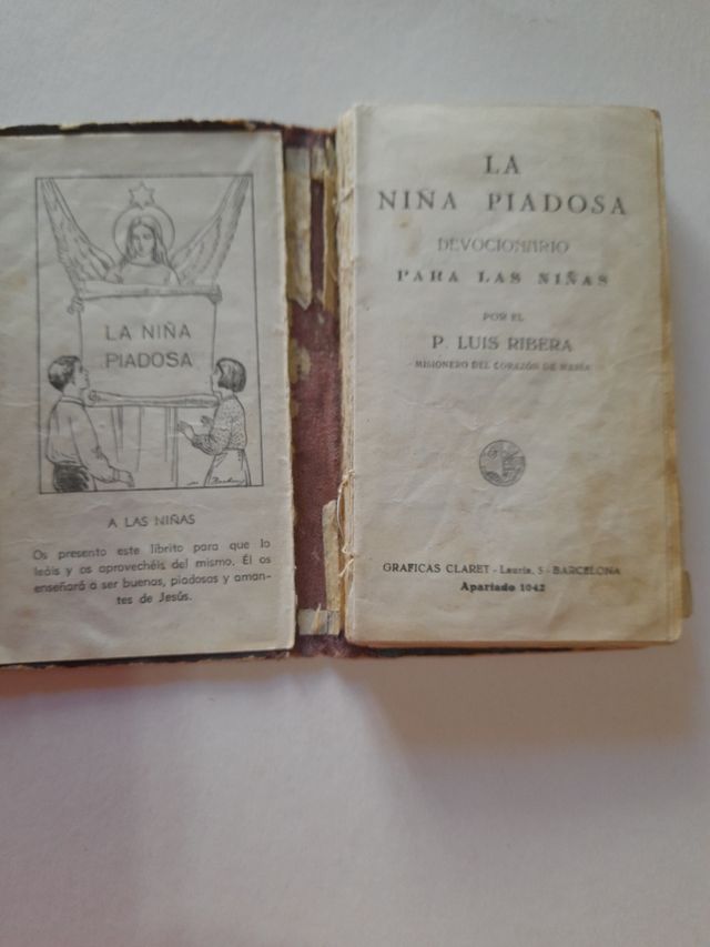 Vecchio messale per ragazze o.