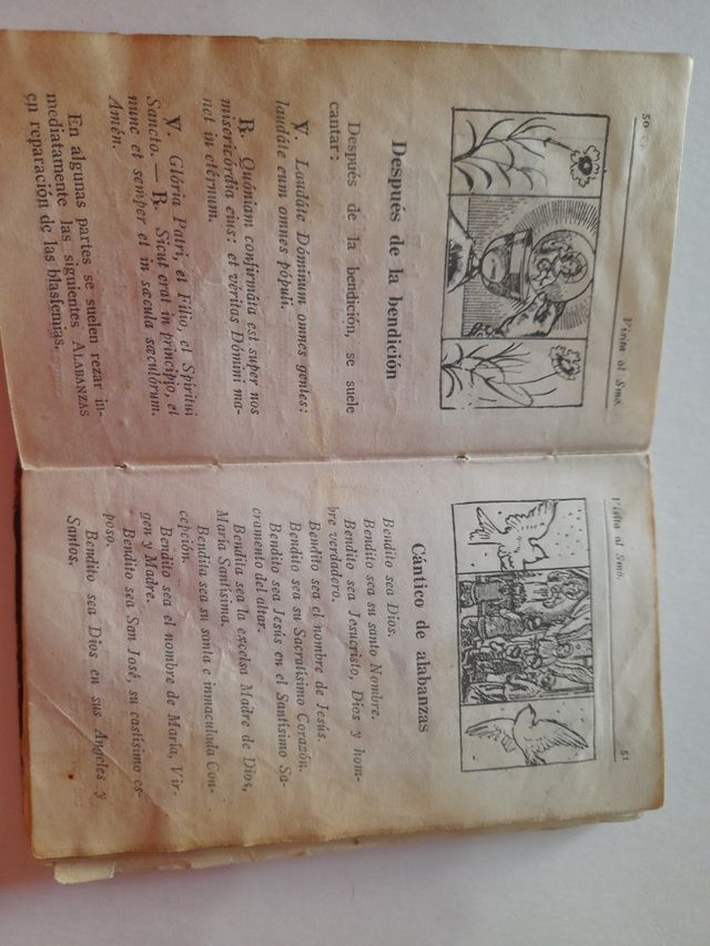 Vecchio messale per ragazze o.