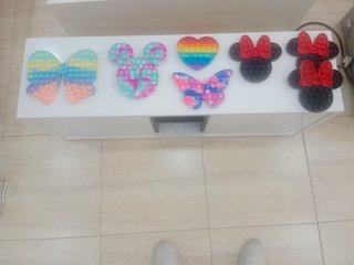 Antiestrés Pop It niños lote 7 piezas