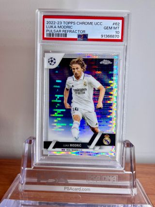 ⚽ Cromo LUKA MODRIC #62 👉 PSA 10  👀POP 1