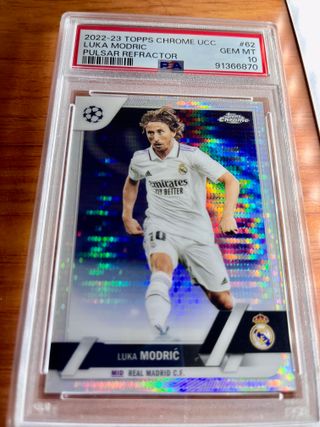 ⚽ Cromo LUKA MODRIC #62 👉 PSA 10  👀POP 1
