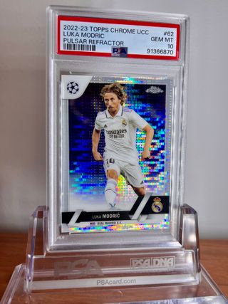 ⚽ Cromo LUKA MODRIC #62 👉 PSA 10  👀POP 1