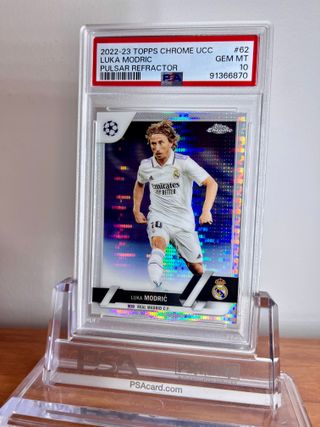 ⚽ Cromo LUKA MODRIC #62 👉 PSA 10  👀POP 1