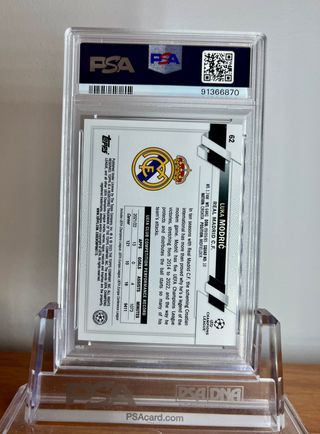 ⚽ Cromo LUKA MODRIC #62 👉 PSA 10  👀POP 1