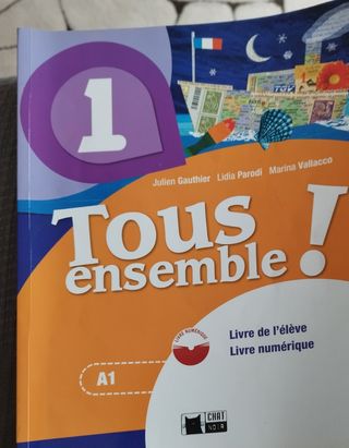 Libro de texto francés Tous ensamble!