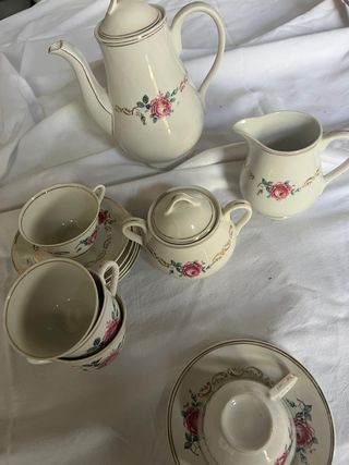 set de café en porcelana