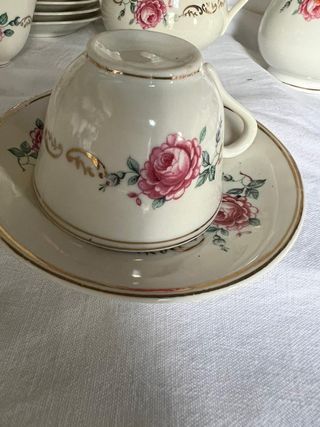 set de café en porcelana