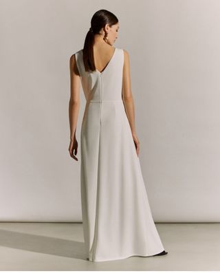 VENDO vestido de fiesta blanco XL