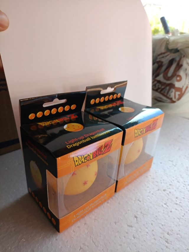 2 (DOS) Lámparitas LED decorativa Dragón Ball Z