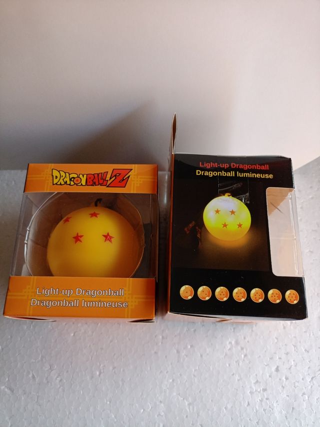 2 (DOS) Lámparitas LED decorativa Dragón Ball Z