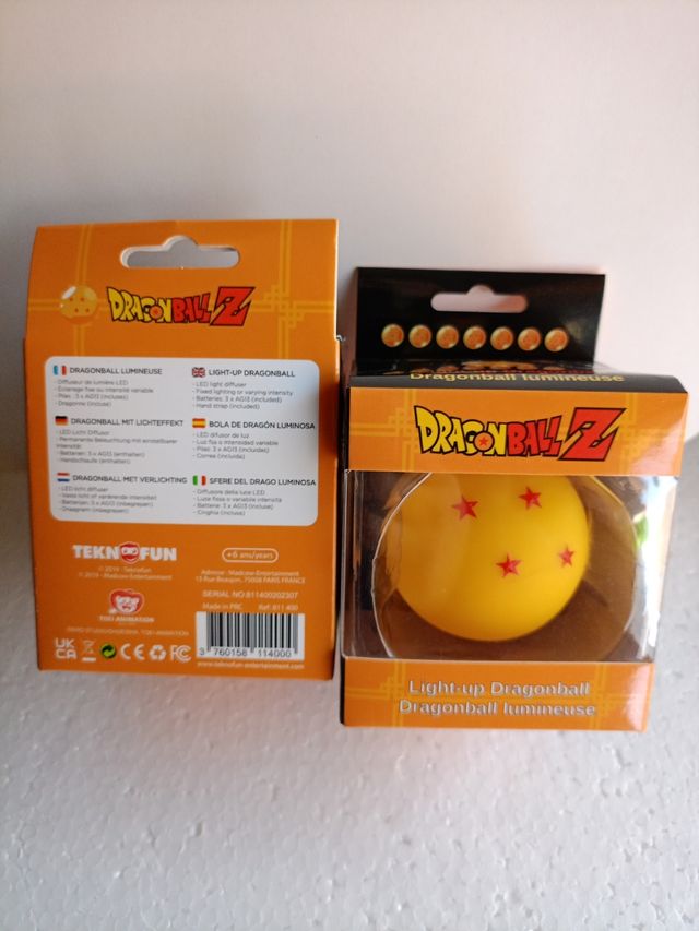 2 (DOS) Lámparitas LED decorativa Dragón Ball Z