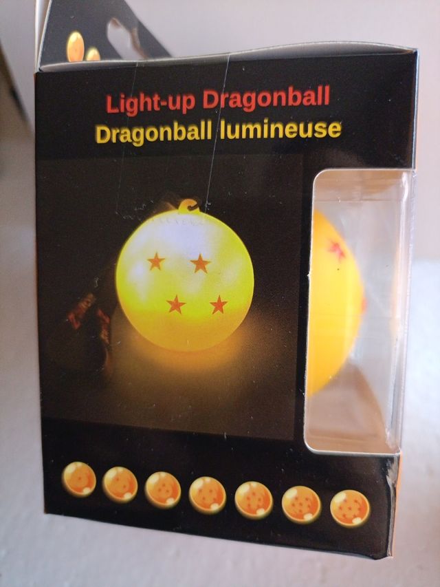 2 (DOS) Lámparitas LED decorativa Dragón Ball Z