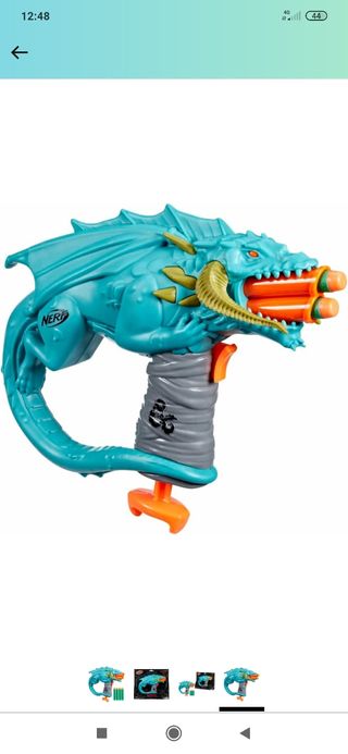 Pistola Nerf dungeons and dragons NUEVO