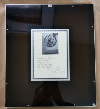 Bassorilievo in argento Salvador Dali