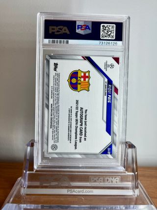 ⚽ Cromo Firmado RIQUI PUIG #RP 👉 PSA 10