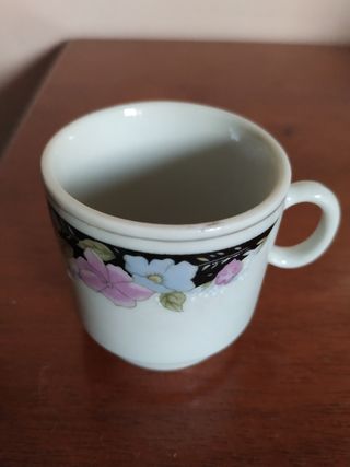 Juego de café de tazas mini. 6 servicios