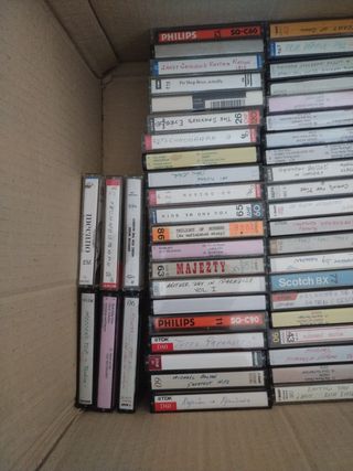 Lote cassettes grabados y originales