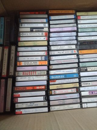 Lote cassettes grabados y originales