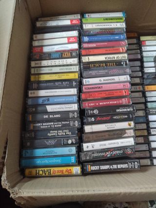 Lote cassettes grabados y originales