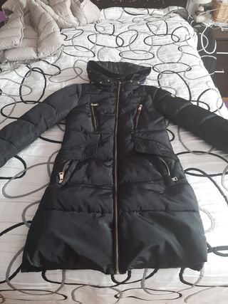 Plumas suoercalentito negro n talla s