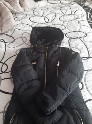 Plumas suoercalentito negro n talla s