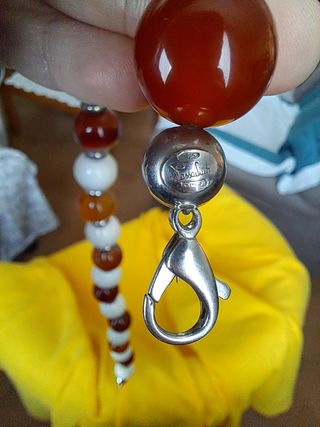 Girocollo in corniola e susta in argento