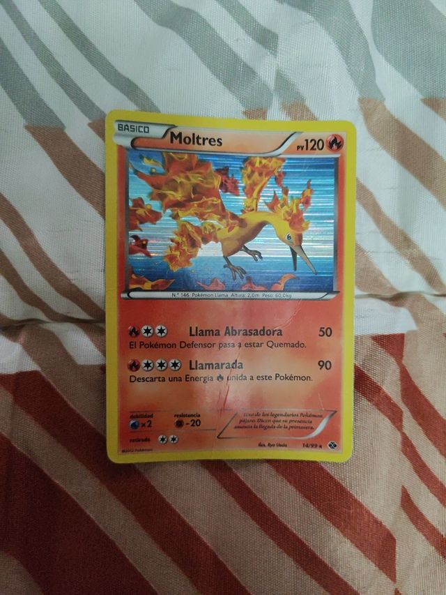 Cartas Pokémon (Zapdos/Moltres)