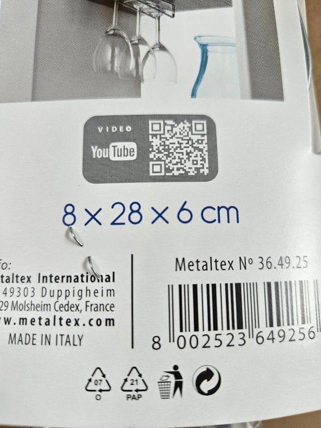 Sottopiano Multiuso All In Metaltex