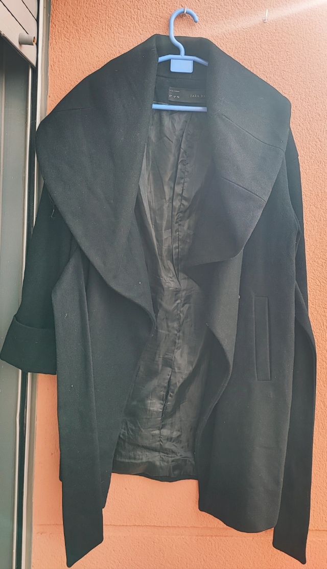 Abrigo Largo de Lana de Zara