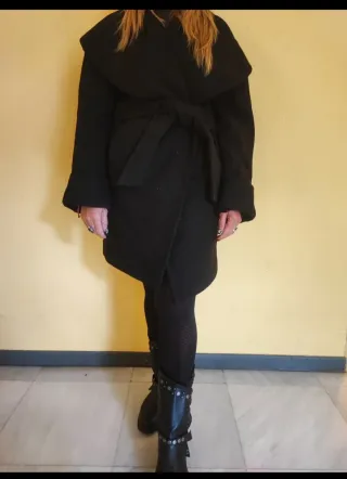 Abrigo Largo de Lana de Zara