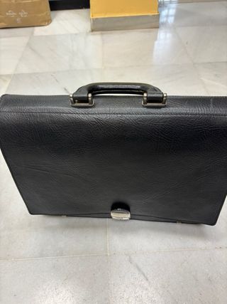 Maletin piel de Ubrique negro