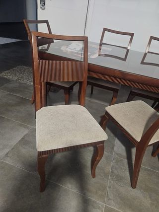 Muebles de salon de madera maciza 