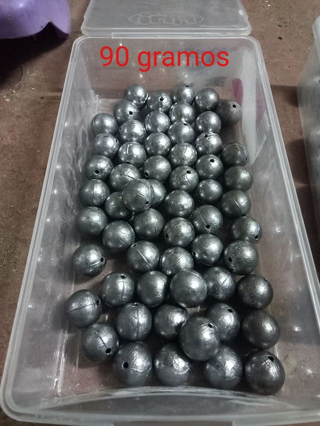 Plomos bola pasante 6€/kilo